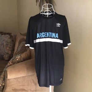 ❤️ Mens Umbro Argentina Comfort Control T-Shirt